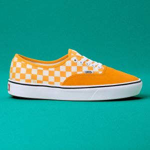 Vans Bayan Spor Ayakkabı ComfyCush Checker Authentic Beyaz Türkiye | 17323-855